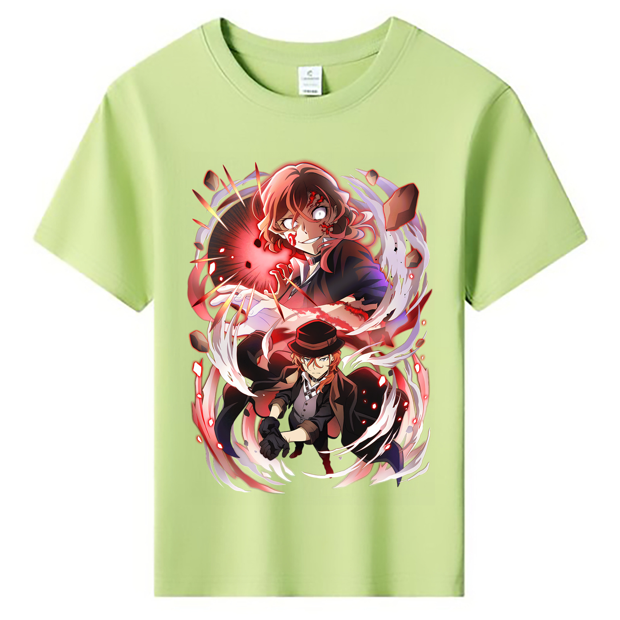 （画像用） 文豪ストレイドッグス Bungo Stray Dogs 綿100％キッズTシャツ（フロントプリント）
